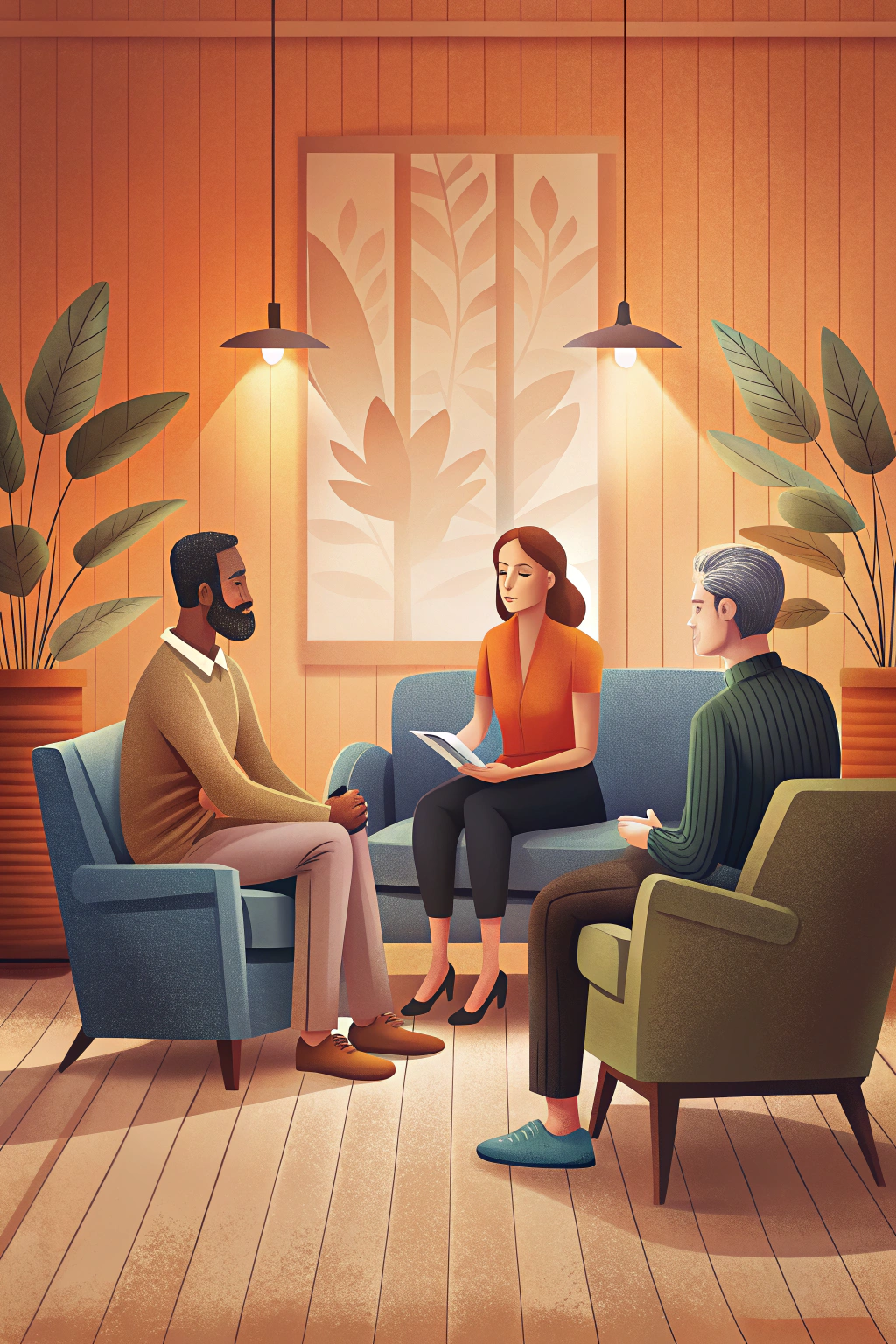 Couples therapy session