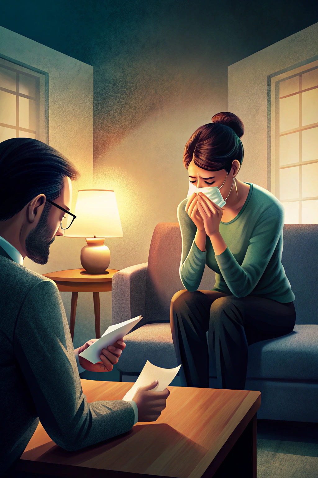 Discussing trauma in therapy