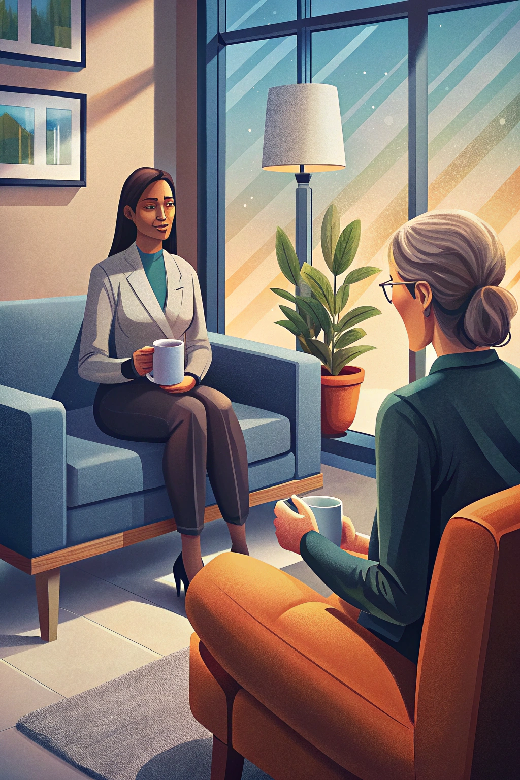 Sensitive therapy conversations