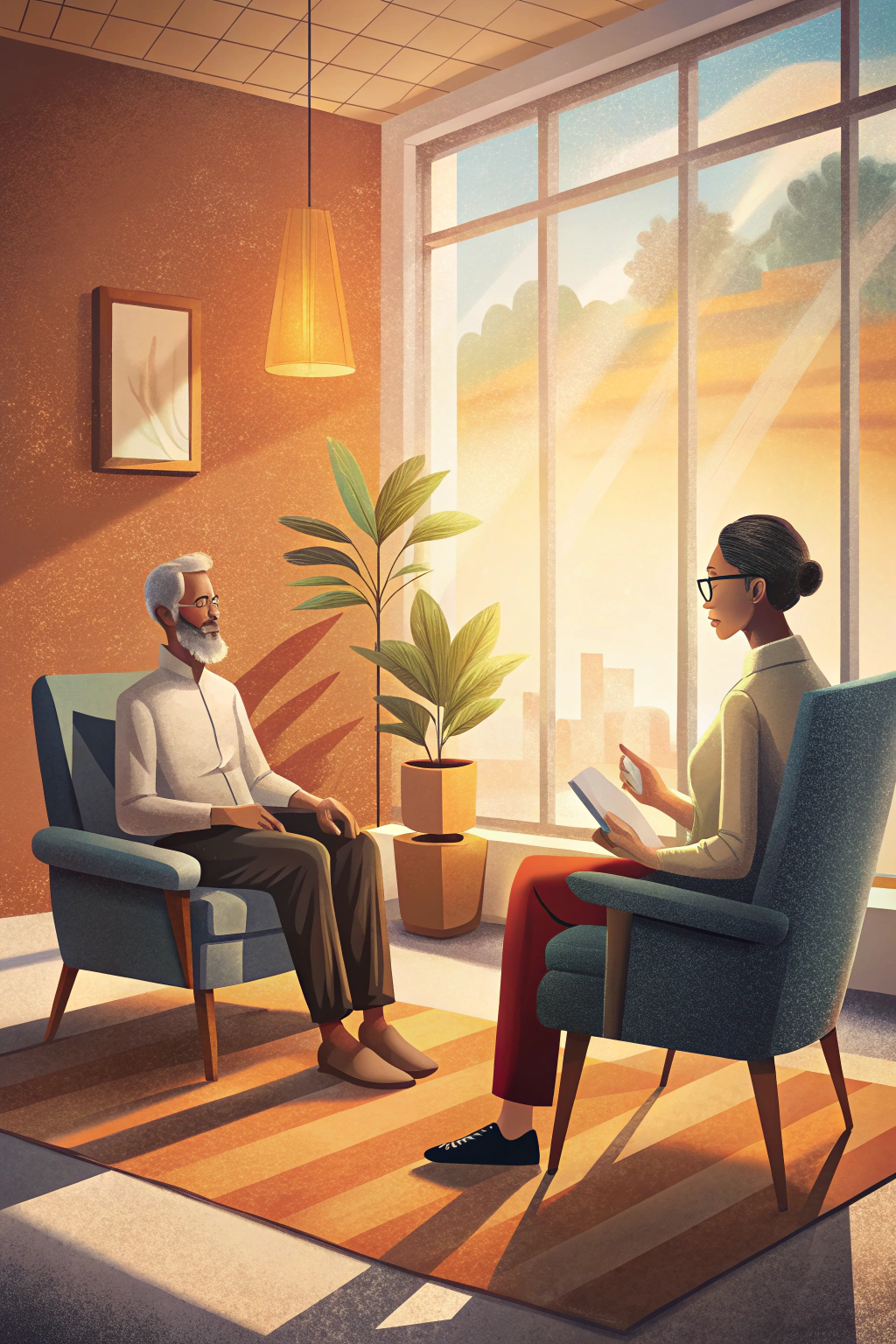 Humanistic therapy for self-actualization image