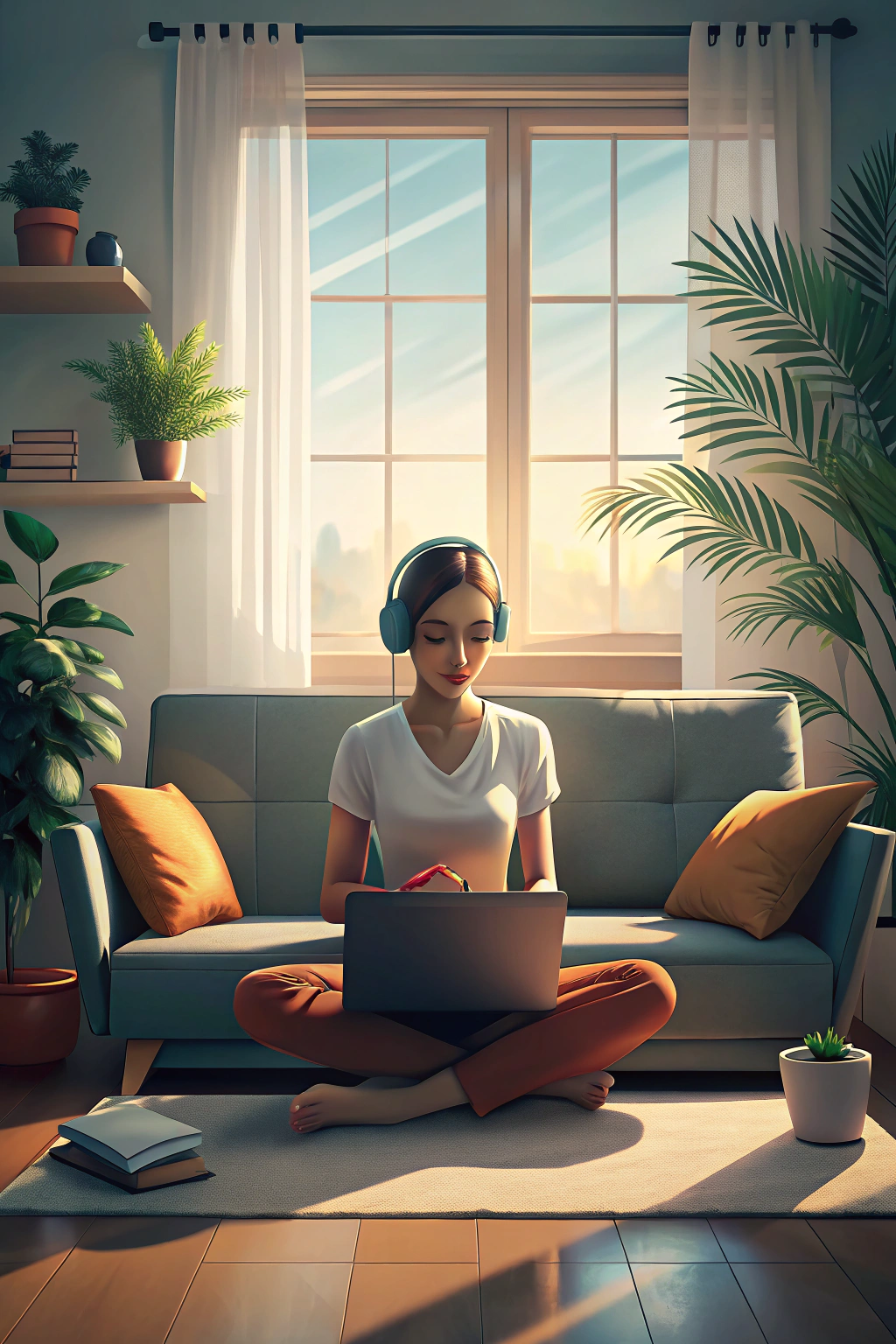 Online therapy session example