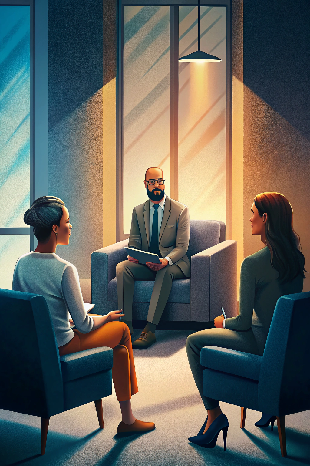 Couples counseling discussion image