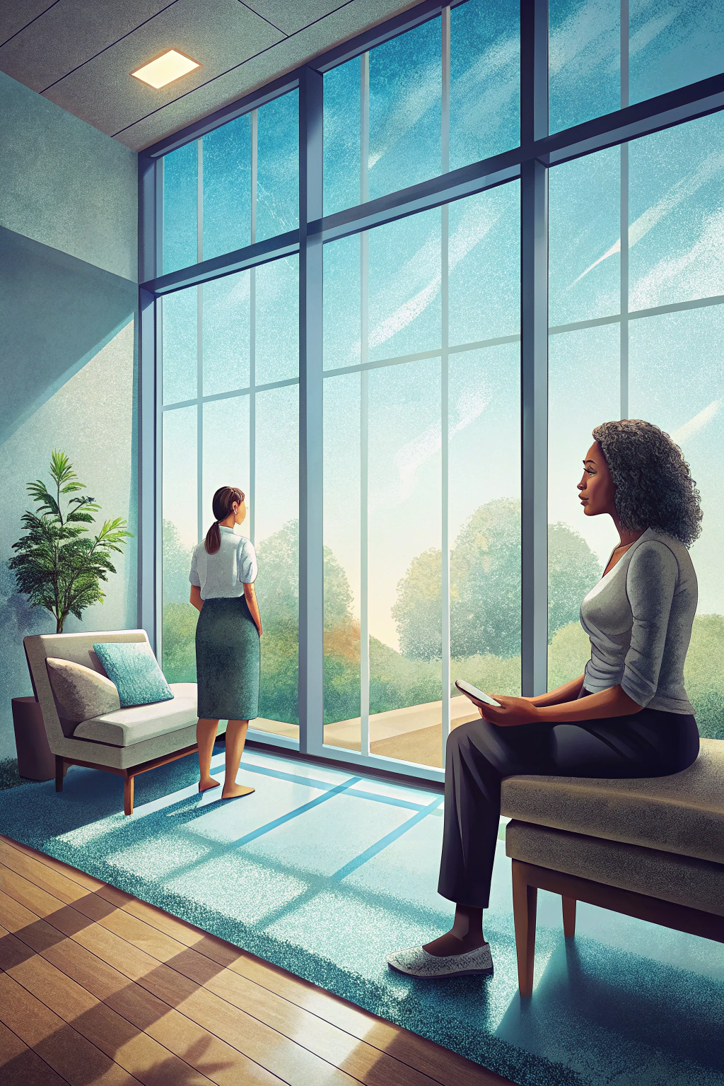 Comforting environment during first session